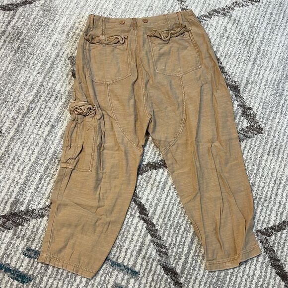 Free People Bay to Breakers Pants Tan M - Picture 7 of 10